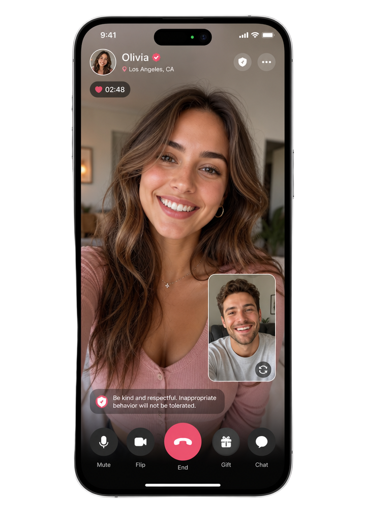 Sayatra video call screen